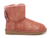 Женские угги UGG на подкладке из меха 1159796217 (Розовый, 40)