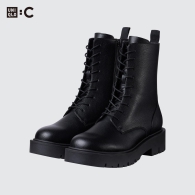 Ботинки Comfeel Touch UNIQLO на шнуровке 1159797832 (Черный, 39)
