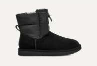 Женские замшевые ботинки UGG на меху 1159812847 (Черный, 38)