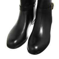 Женские кожаные ботинки Lauren Ralph Lauren 36,5 (6 US) 23,5 см Черный 1159835722