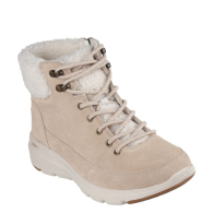 Женские ботинки Skechers замшевые 36,5 (6,5 US) 23,5 см Бежевый 1159837548
