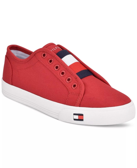 Женские кеды Tommy Hilfiger без шнуровки 39 (8,5 US) 25 см Красный 1159814867