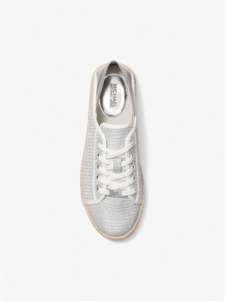 Женские кеды Grove от Michael Kors Libby с блестками 39 (8,5 US) 24,5 см Серебристый 1159832547