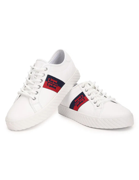 Женские кеды Tommy Hilfiger с логотипом 40 (9 US) 25,7 см Белый 1159832331