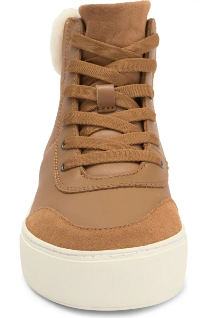Кожаные высокие кеды Zilo High UGG 39 (8 US) 25 см Коричневый 1159836328
