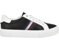 Женские кеды Tommy Hilfiger кроссовки 1159814079 (Черный/Белый, 41)