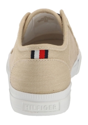 Женские кеды Tommy Hilfiger без шнуровки 38 (7,5 US) 25 см Бежевый 1159815315