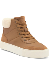 Кожаные высокие кеды Zilo High UGG 39 (8 US) 25 см Коричневый 1159836328