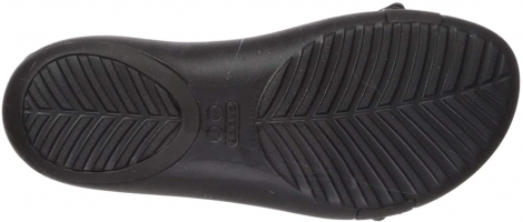 Сандалі Crocs босоніжки жіночі/підліткові art993802 (Чорний, розмір 33-34)