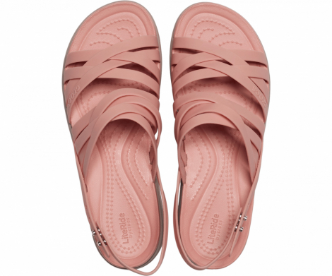 Босоножки жіночих Crocs Brooklyn Strappy 1159762129 (Рожевий, 38-39)