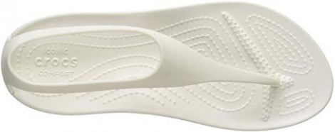 Сандалії жіночі Crocs EUR 38-39 41-42 US 8 10 білі босоніжки-в`єтнамки оригінал Крокс закрита п`ятка 38-39