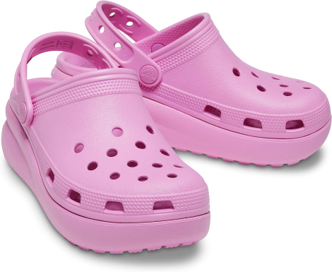 Удобные женские клоги Crocs сабо на платформе 1159784133 (Розовый, 38-39)