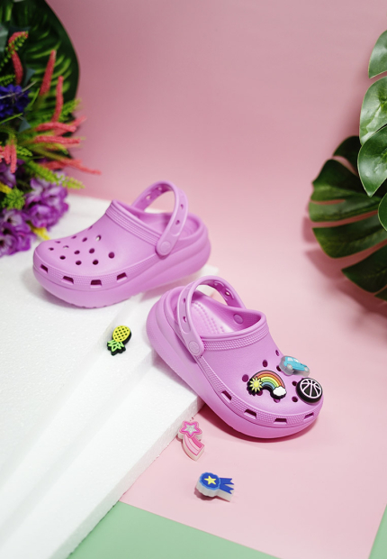 Удобные женские клоги Crocs сабо на платформе 1159784133 (Розовый, 38-39)