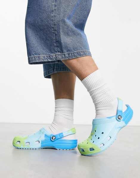 Удобные клоги Crocs сабо 1159800682 (Голубой, 42-43)