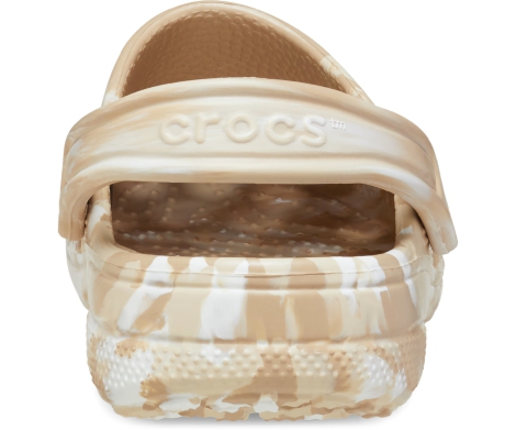 Удобные клоги Crocs сабо с принтом 38-39 (m6/w8 US) 25,5 см Бежевый 1159816749