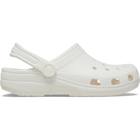 Удобные женские клоги Crocs сабо с блеском 38-39 (m6/w8 US) 24,5 см Молочный 1159836872