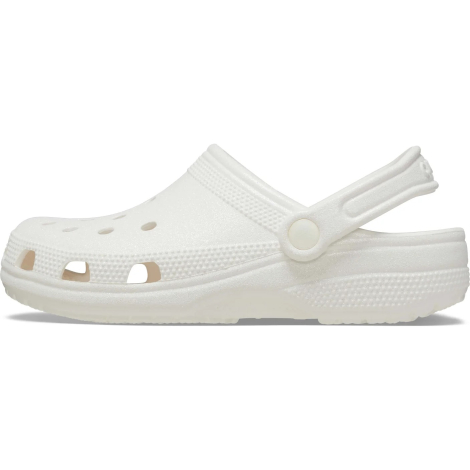 Удобные женские клоги Crocs сабо с блеском 38-39 (m6/w8 US) 24,5 см Молочный 1159836872