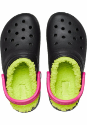 Зручні жіночі клоги Crocs сабо з хутром теплі