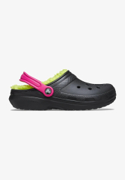 Удобные женские клоги Crocs сабо с мехом 1159768855 (Черный, 38-39)