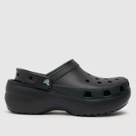 Жіночі клоги Crocs сабо на платформі 39-40 (w9 US) 26,5 см Чорний 1159819092