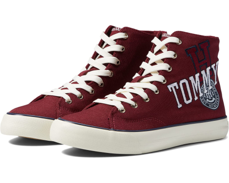 Женские кеды Tommy Hilfiger кроссовки 1159781915 (Бордовый, 41)