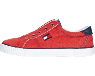 Женские кеды Tommy Hilfiger кроссовки без шнурков 1159768060 (Красный, 37,5)