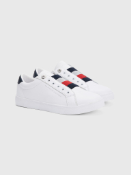 Женские кожаные кеды Tommy Hilfiger кроссовки 1159778738 (Белый, 40)