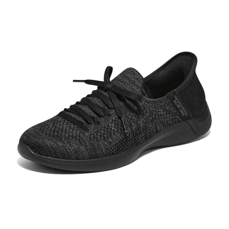 Женские кроссовки Skechers с декоративными шнурками 1159811854 (Черный, 37,5)