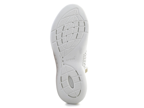 Кроссовки LITERIDE Crocs кеды со шнуровкой 38-39 (w8 US) 25,5 см Белый 1159817216