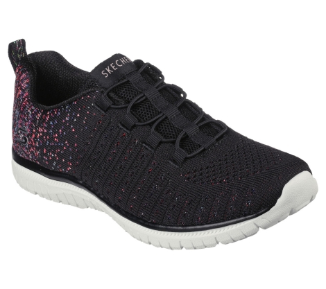 Женские кроссовки Skechers Virtue 38 (8 US) 25 см Черный 1159819796