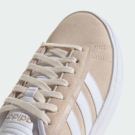 Женские кроссовки Grand Court Alpha Adidas из натуральной замши 41 1/3 (9 US) 26 см Бежевый 1159830237