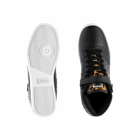 Женские высокие кроссовки Vulc 13 Wild FILA на шнурках 39,5 (8,5 US) 25,5 см Черный 1159832604