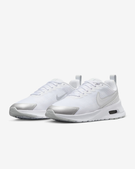 Женские стильные кроссовки Nike Air Max Nuaxis 40 (8,5 US) 26 см Белый 1159832839