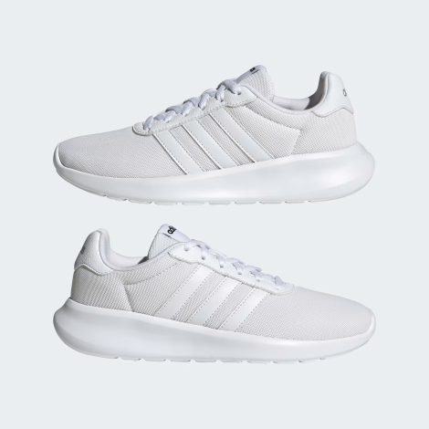 Кроссовки Lite Racer 3.0  Adidas 42 2/3 (10 US) 27 см Белый 1159833657