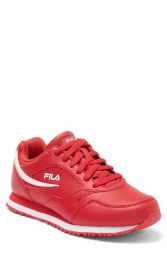 Женские легкие кроссовки Classico 18 FILA на шнурках 1159796656 (Красный, 39)