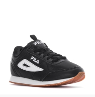 Женские легкие кроссовки Zellini Gum Sneaker FILA на шнурках 1159807042 (Черный, 41,5)