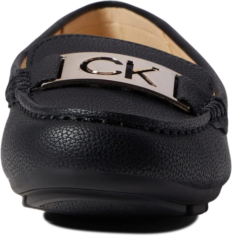 Женские лоферы Calvin Klein с логотипом 39,5 (9M US) 25,7 см Черный 1159814853