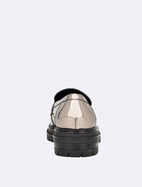 Жіночі лофери Calvin Klein з екошкіри. 1159808702 (Сріблястий, 38,5) 1159808702 (Сріблястий, 38,5)