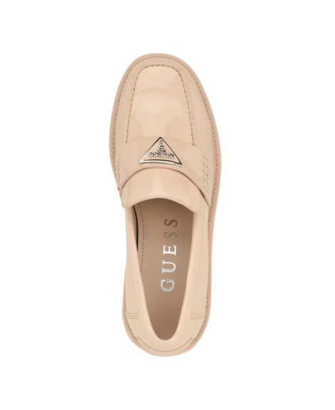 Жіночі лофери Guess з логотипом 37,5 (7 US) 24 см Бежевий 1159831251
