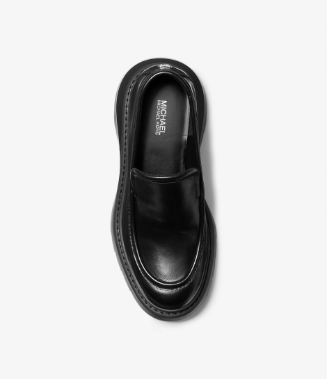 Женские кожаные лоферы Shiloh Michael Kors 39 (8,5 US) 25,3 см Черный 1159831994