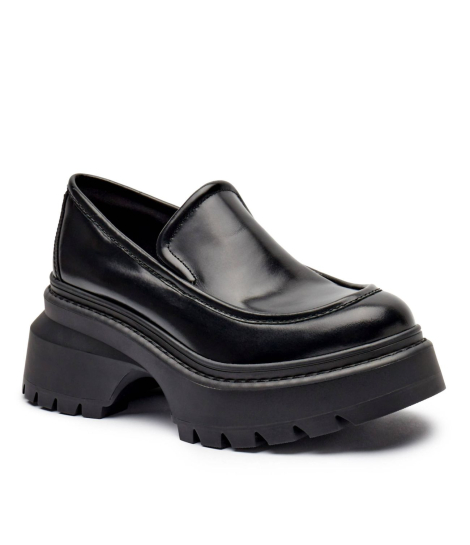 Женские кожаные лоферы Shiloh Michael Kors 39 (8,5 US) 25,3 см Черный 1159831994
