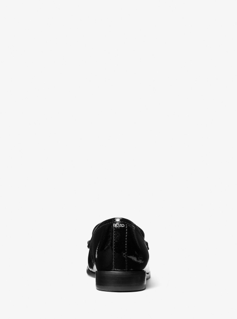 Лакированные кожаные лоферы Carlson Michael Kors 36 (6 US) 23 см Черный 1159832176