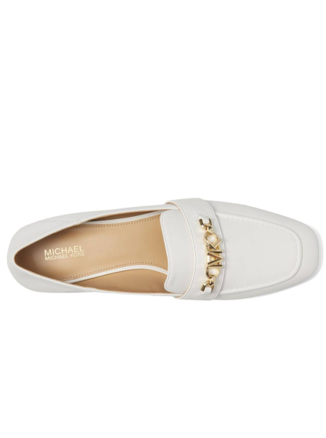 Женские лоферы Tiffanie от Michael Kors из натуральной кожи 36 (6 US) 24 см Белый 1159832197