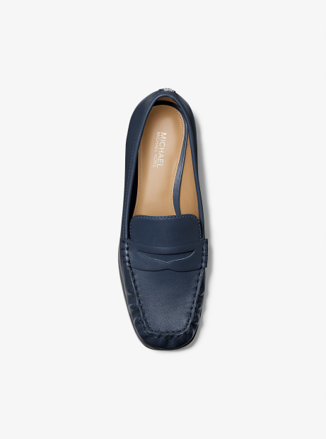 Кожаные лоферы Carlson Michael Kors 36 (6 US) 23 см Синий 1159832460