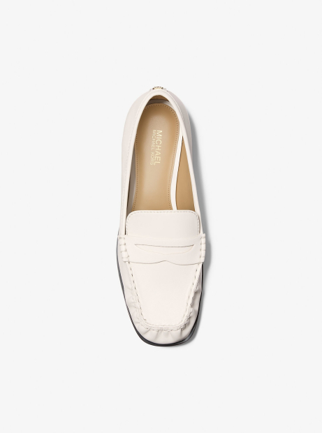 Кожаные лоферы Carlson Michael Kors 38,5 (8 US) 24,5 см Молочный 1159833676