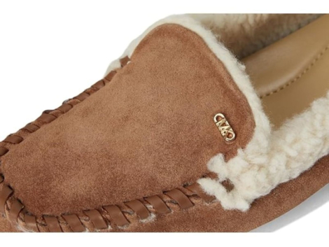Замшеві мокасини Eve лофери Michael Kors зі штучної овчини 38 (7,5 US) 25 см Коричневий 1159834029