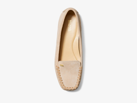 Замшевые мокасины Eve лоферы Michael Kors 38 (7,5 US) 25 см Бежевый 1159834833