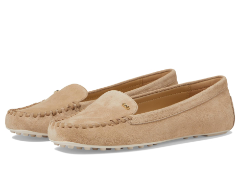 Замшевые мокасины Eve лоферы Michael Kors 38 (7,5 US) 25 см Бежевый 1159834833