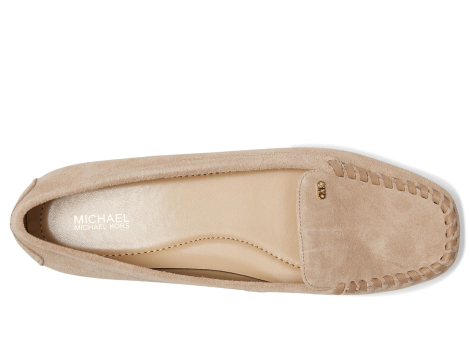 Замшевые мокасины Eve лоферы Michael Kors 38 (7,5 US) 25 см Бежевый 1159834833