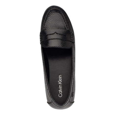 Женские лоферы Calvin Klein с принтом 39,5 (9 US) 26 см Черный 1159836226